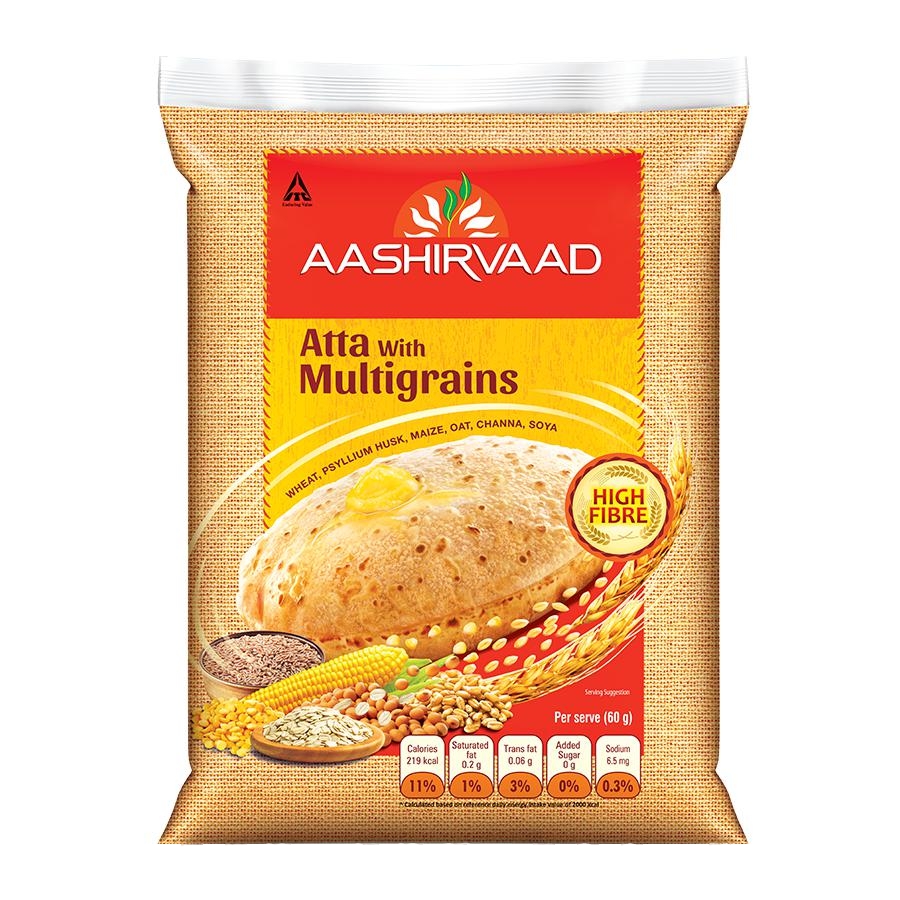 Ashirvaad Multigrains Atta - 5 kg
