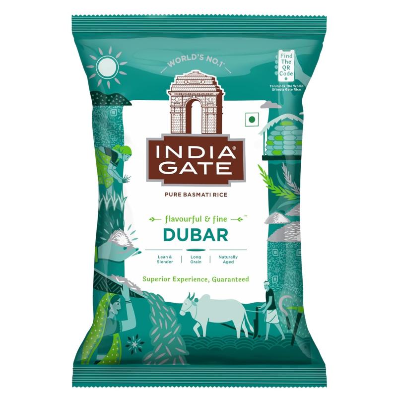 India Gate Basmati Rice - Dubar - 1 Kg