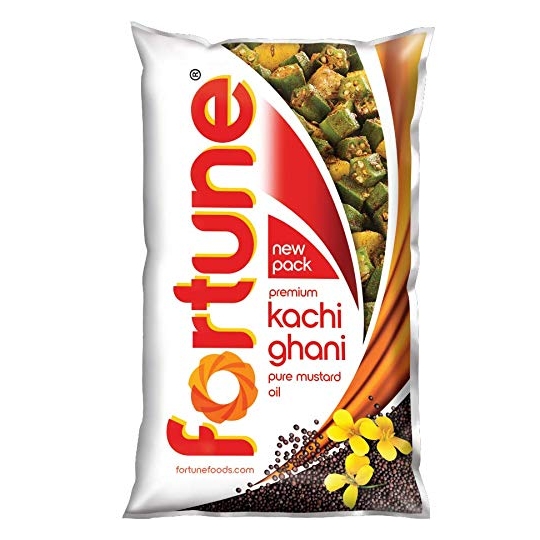 Fortune Premium Kachi Ghani Pure Mustard Oil - 1 L