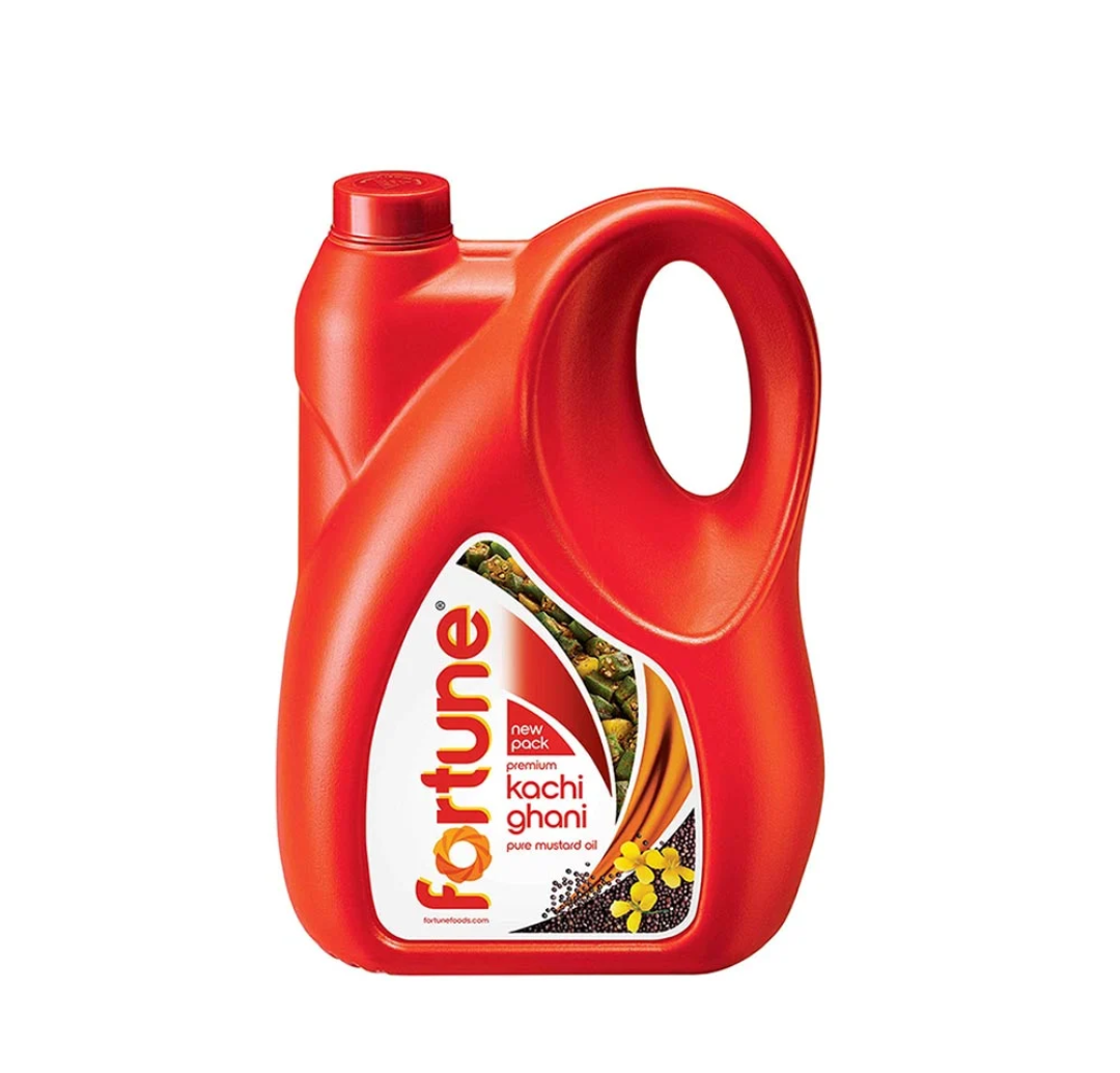 Fortune Premium Kachi Ghani Pure Mustard Oil - 5 L  Jar