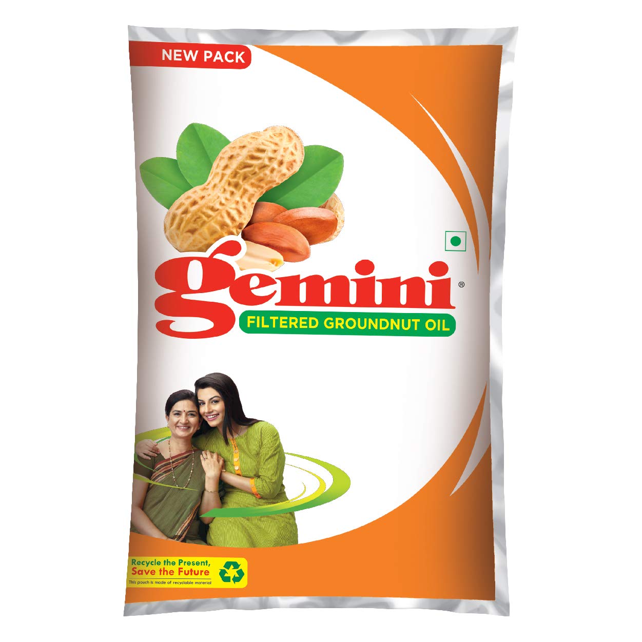 Gemini Filtered Groundnut Oil - 870 g