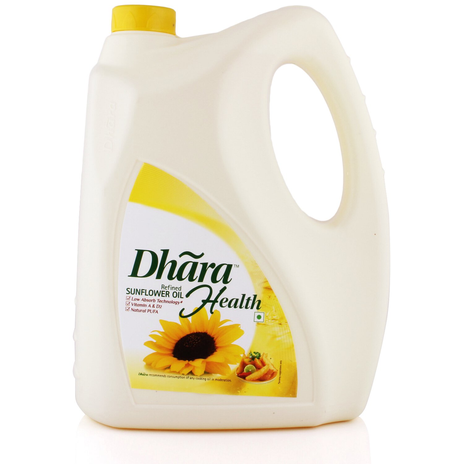 Dhara  Refined Sunflower Oil - 5 L  Jar