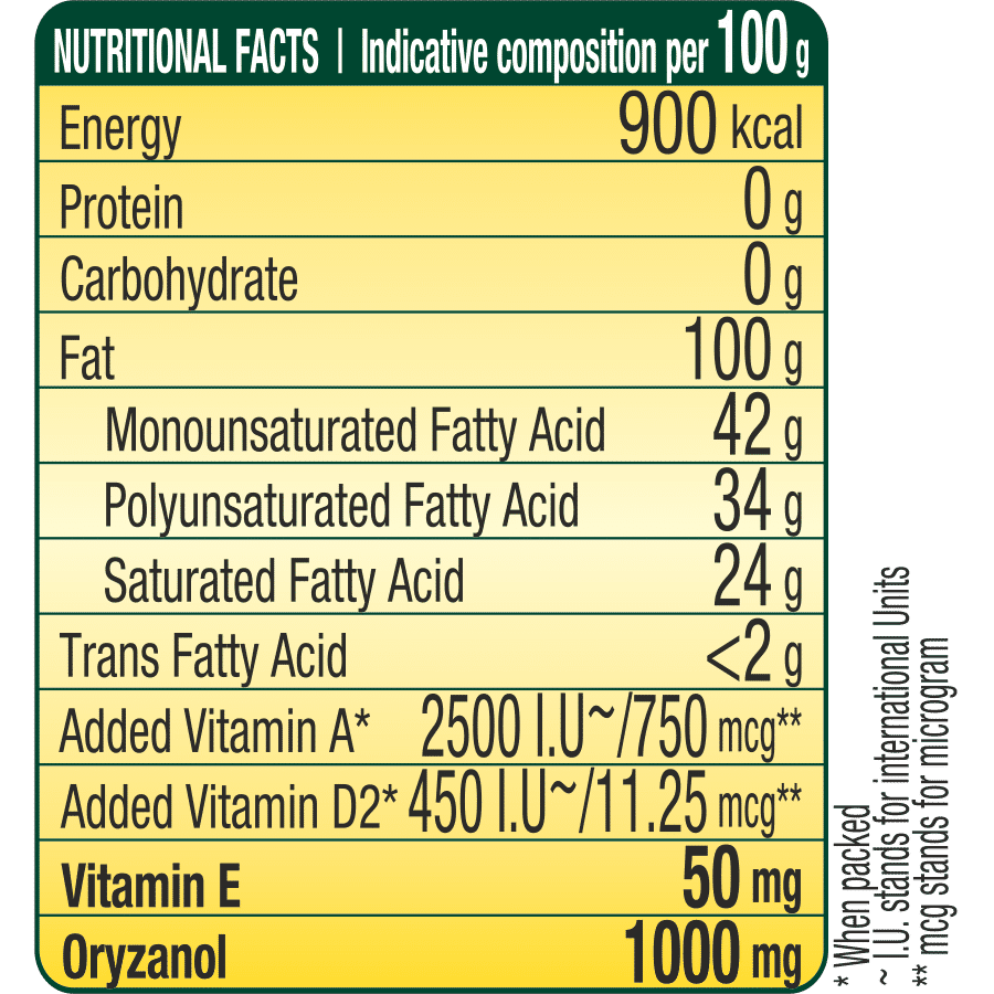 Dhara  Refined Rice Bran Oil-Life - 840 g