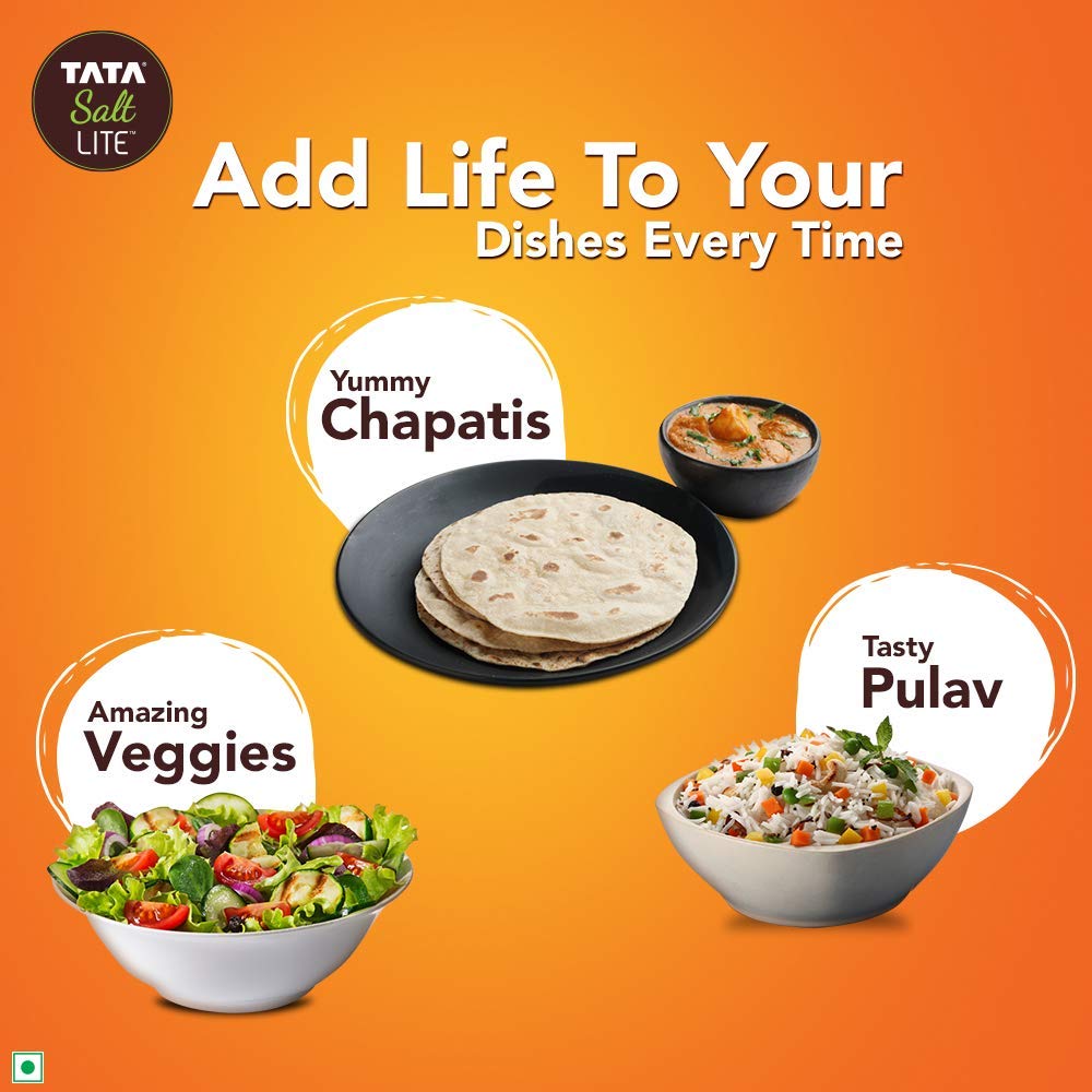 Tata Salt Lite - Low Sodium Iodised Salt - 1 kg