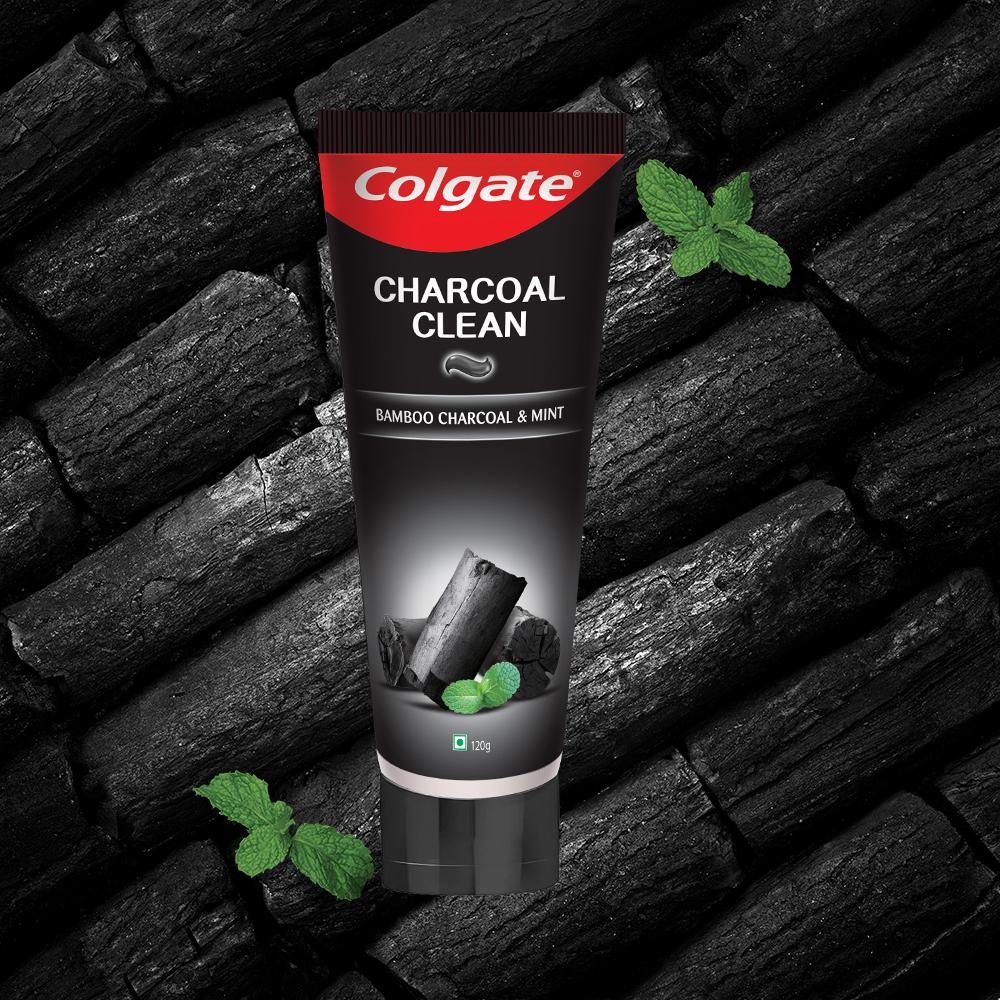 Colgate Charcoal Clean Bamboo & Mint Toothpaste - 120 g
