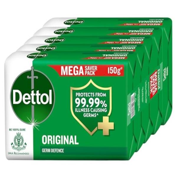 Dettol Original Soap - 5x125 g