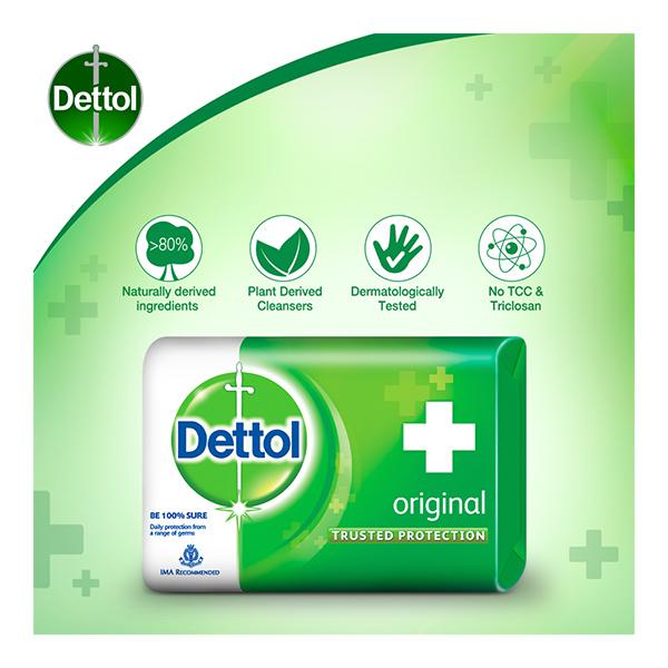 Dettol Original Soap - 5x125 g