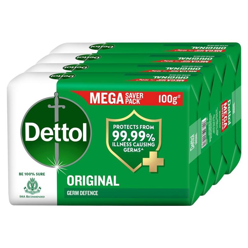 Dettol Original Soap - 4x100 g