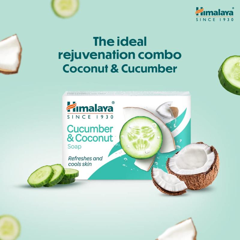 Himalaya Cucumber & Coconut  Soap - 125 g