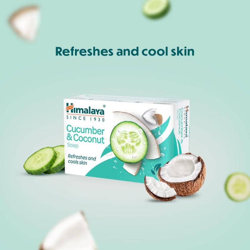 Himalaya Cucumber & Coconut  Soap - 125 g