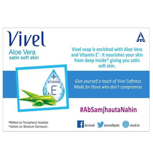 Vivel Aloe Vera Bathing Soap - 100 g