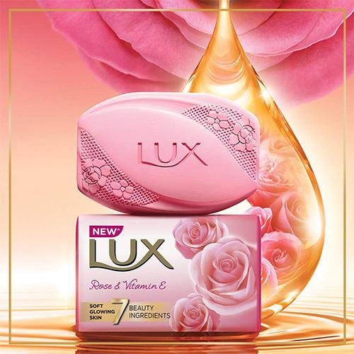 Lux Rose & Vitamin E Soap For Glowing Skin - 150 g