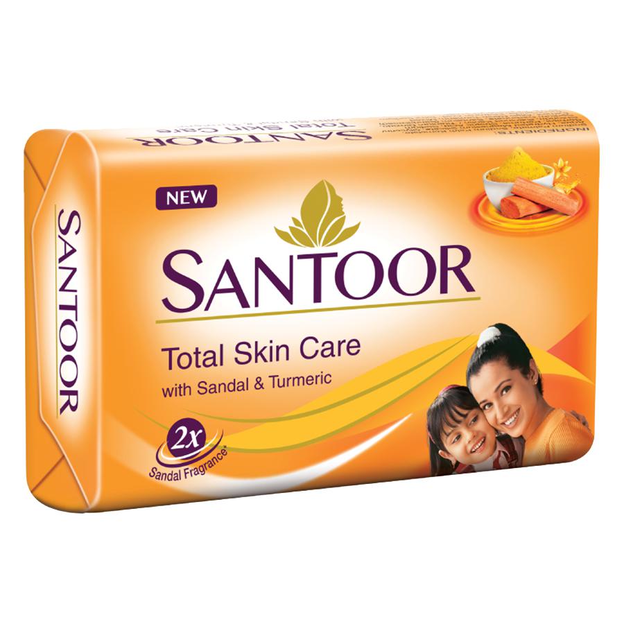 Santoor Sandal & Turmeric Soap - 100 g