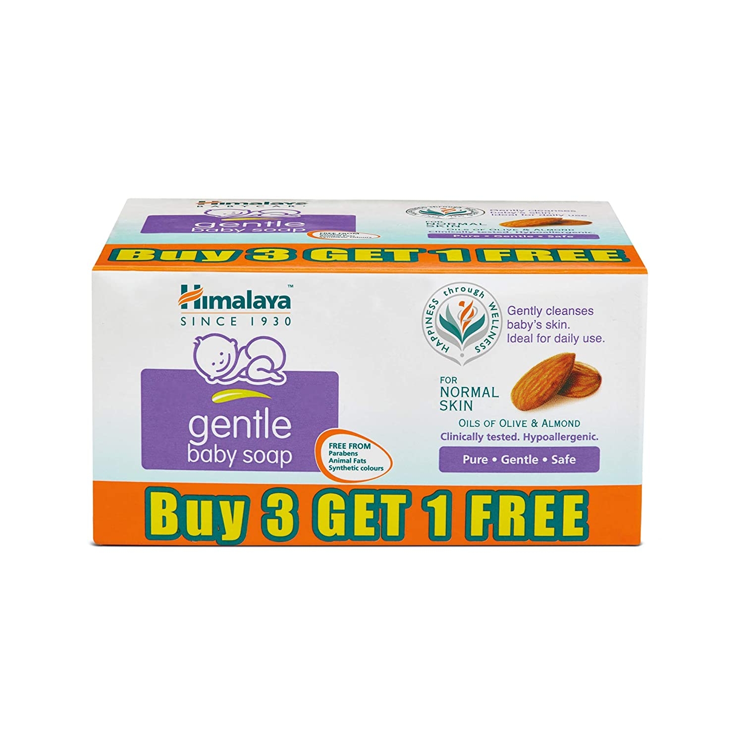 Himalaya Gentle Baby Soap - 4x 75 g