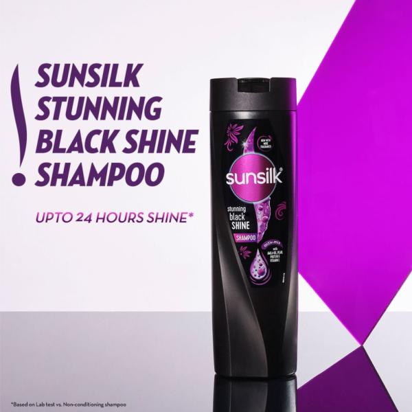 Sunsilk Stunning Black Shine Shampoo - 350 ml