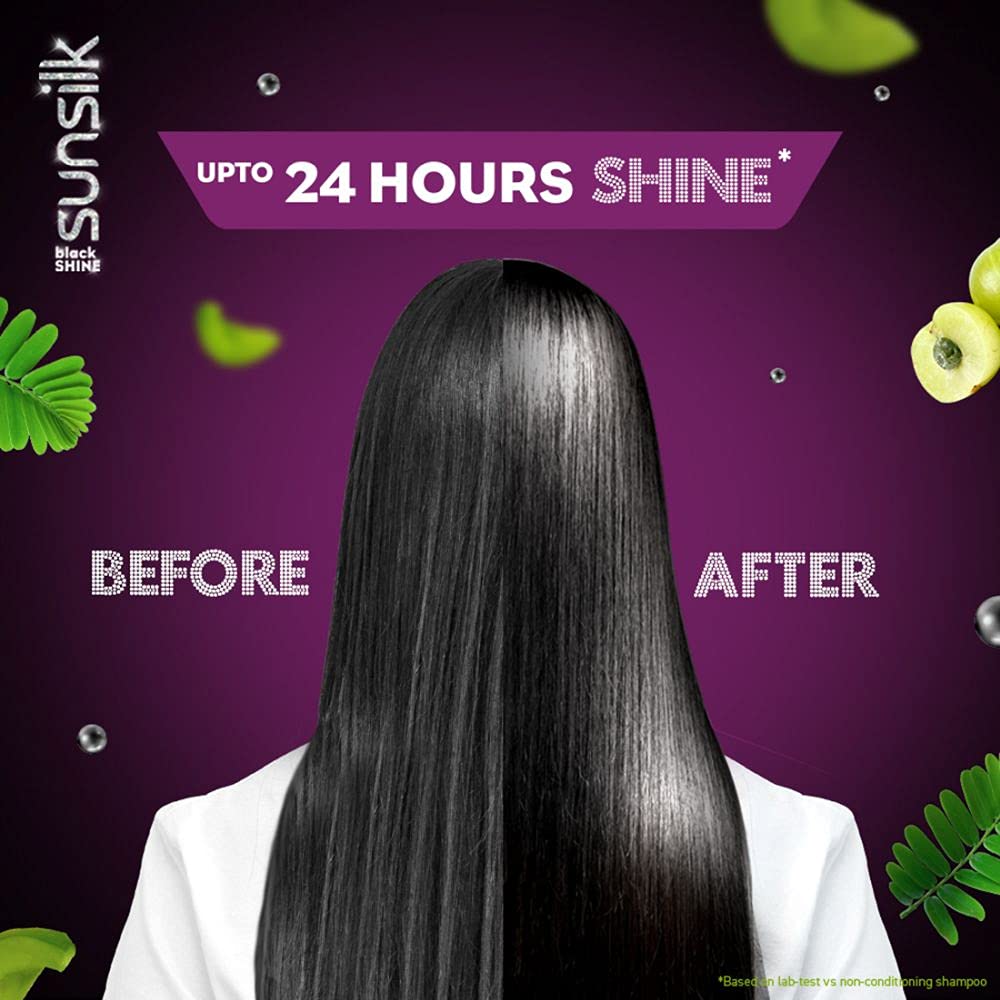 Sunsilk Stunning Black Shine Shampoo - 180 ml