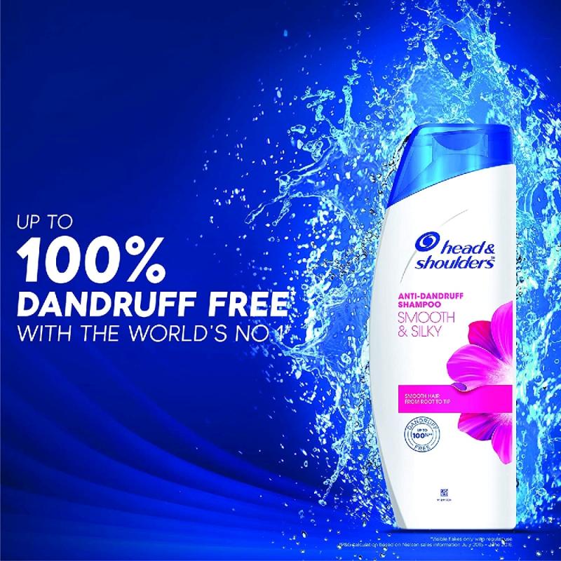 Head & shoulders Smooth & Silky Anti-Dandruff Shampoo - 340 ml