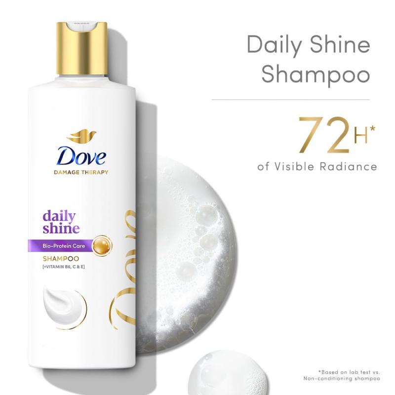 Dove Daily Shine Shampoo - 180 ml