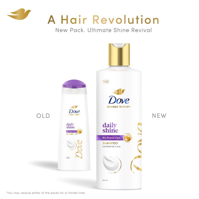Dove Daily Shine Shampoo - 340 ml