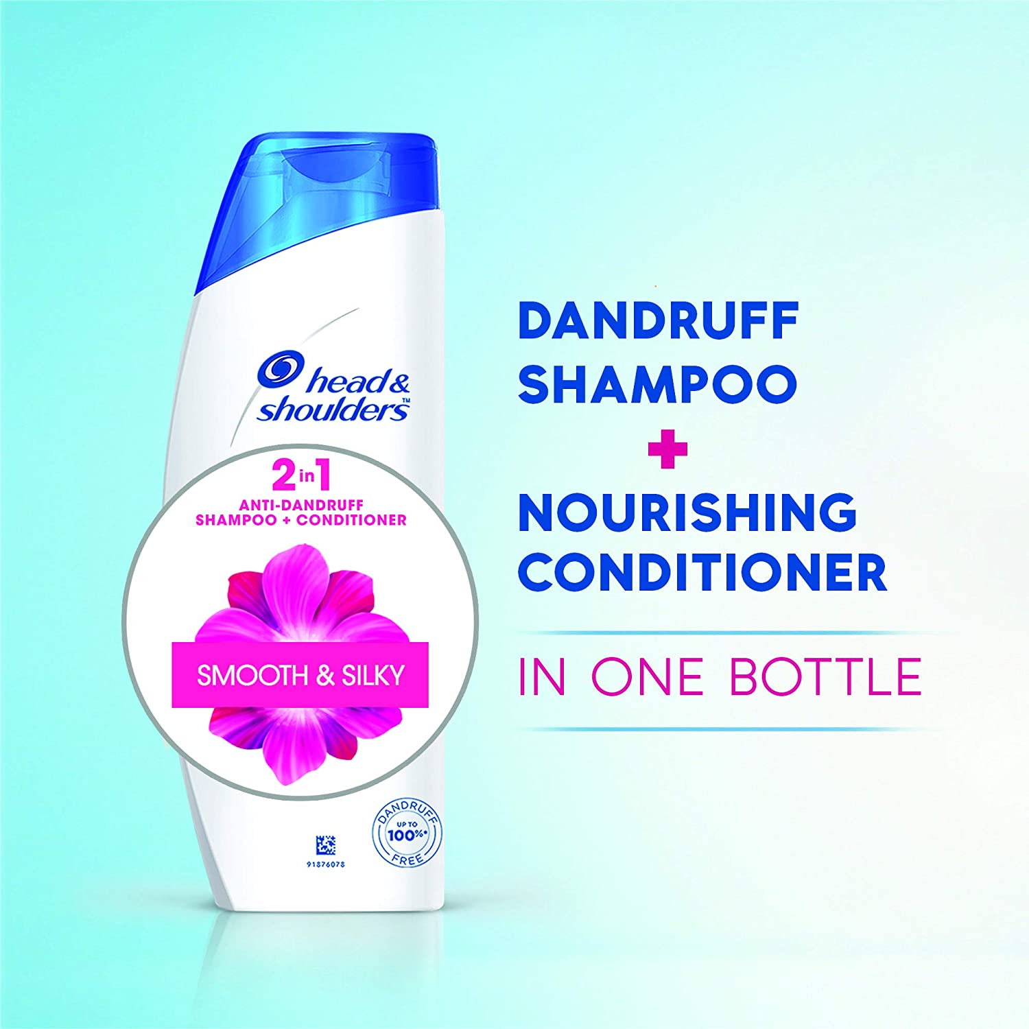 Head & Shoulders 2-in-1 Silky & Smooth Shampoo+Conditioner - 180 ml