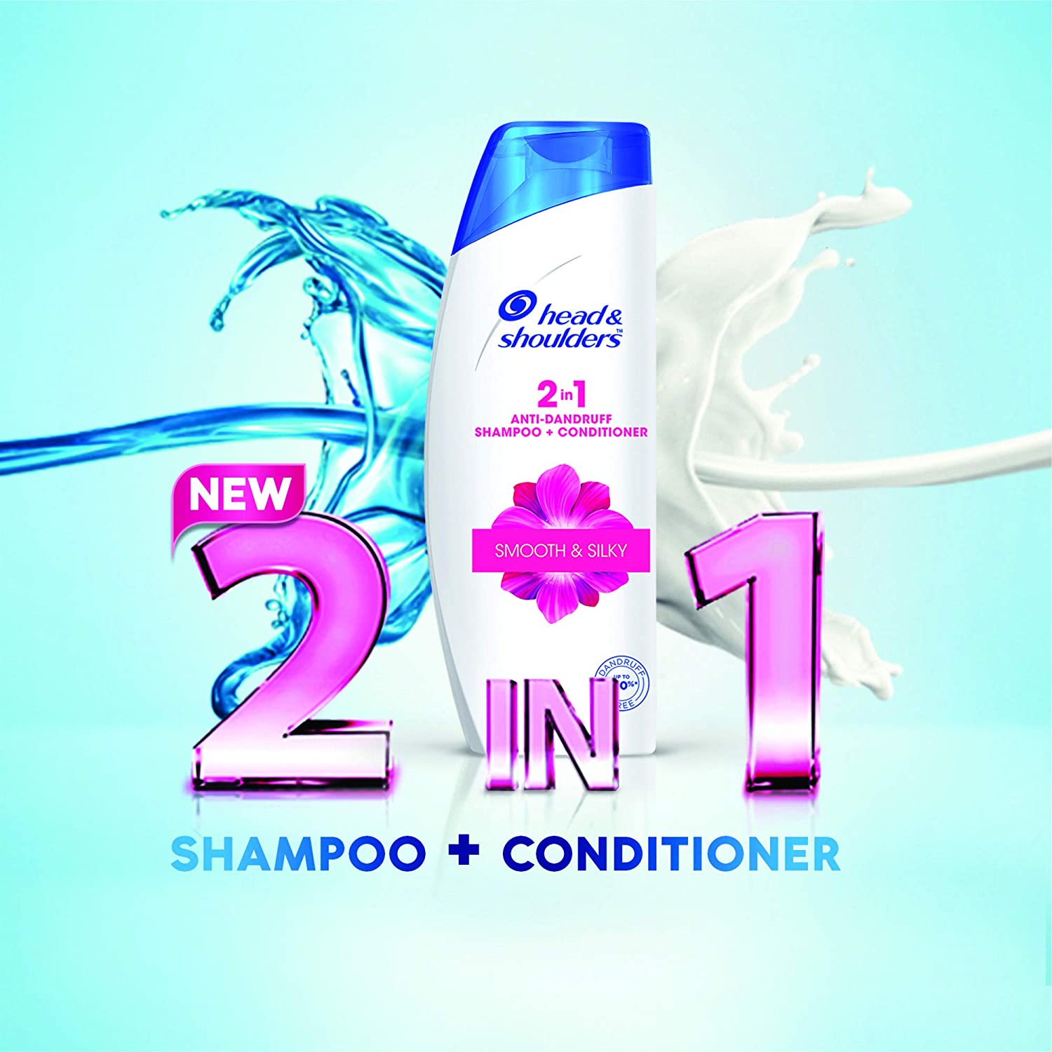 Head & Shoulders 2-in-1 Silky & Smooth Shampoo+Conditioner - 180 ml