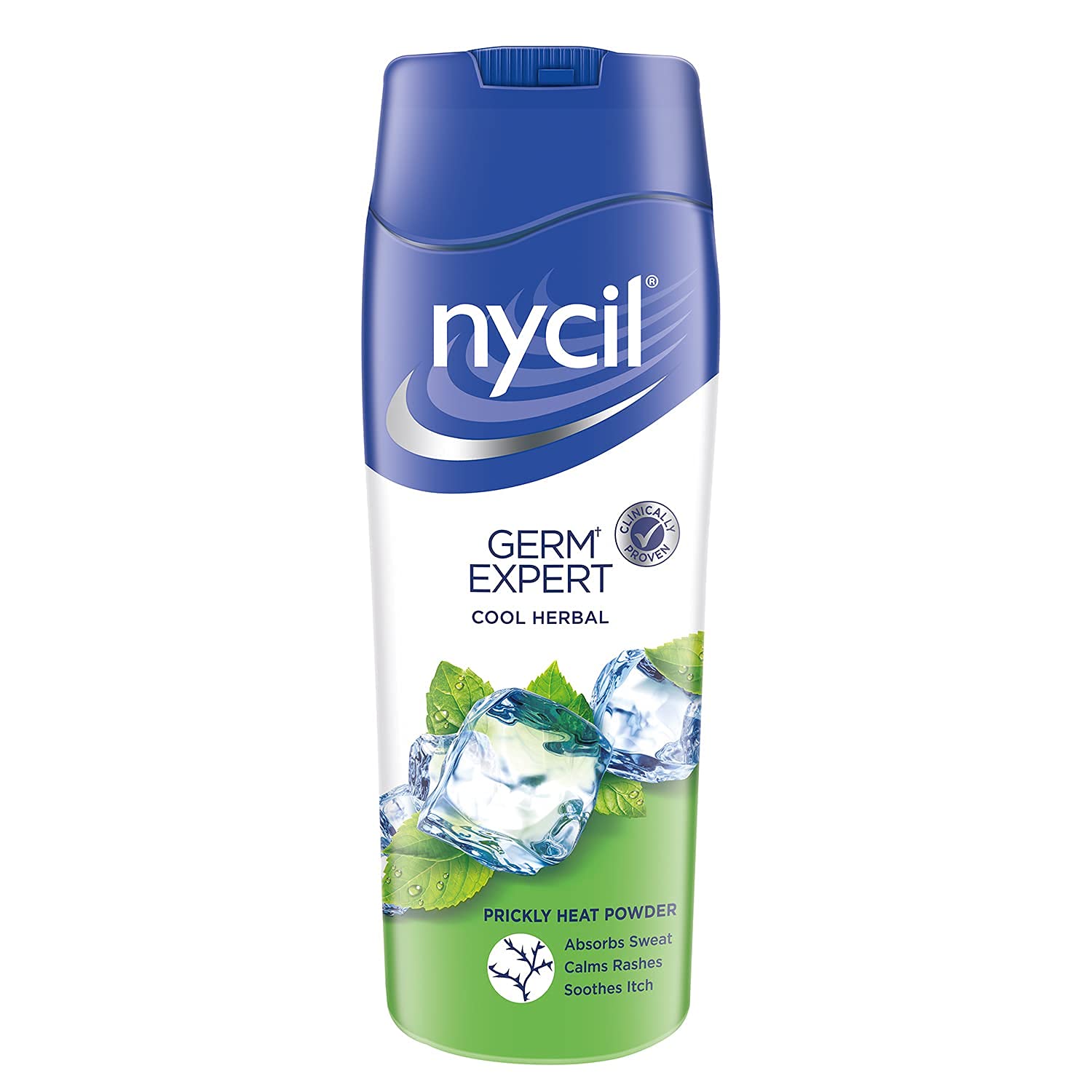 Nycil Prickly Heat Powder - Germ Expert Cool Herbal - 150 g