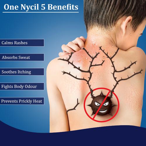 Nycil Prickly Heat Powder - Cool Gulabjal - 150 g