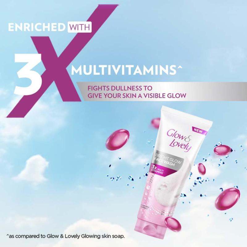 Glow & Lovely Bright Glow Face Wash - 100 g