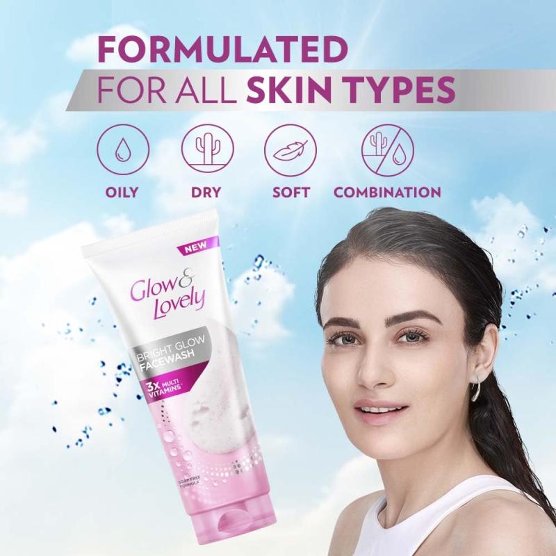 Glow & Lovely Bright Glow Face Wash - 100 g