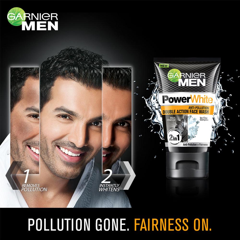 Garnier Men Power White Anti-Pollution Face Wash - 50 g