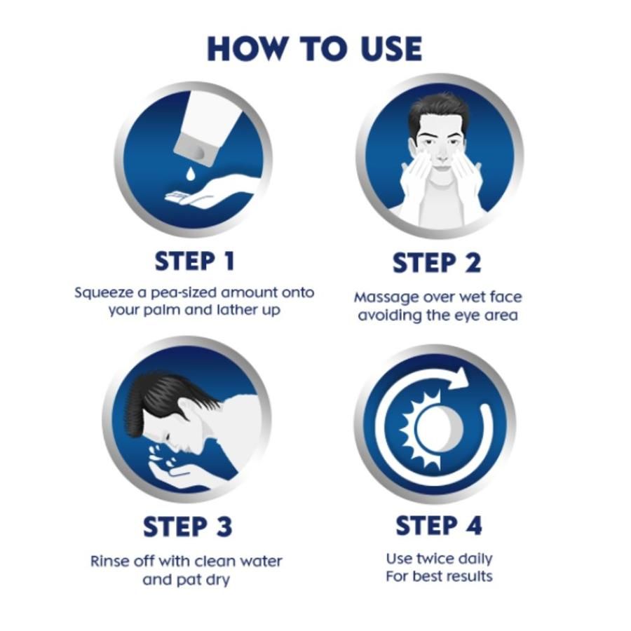 Nivea Men All-In-One Charcoal Face Wash - 100 g