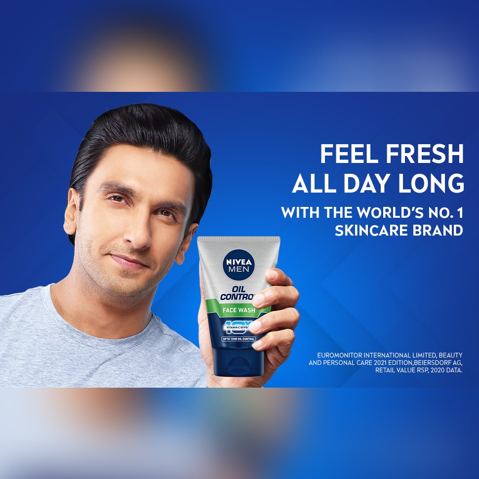 Nivea Men All-In-One Charcoal Face Wash - 100 g