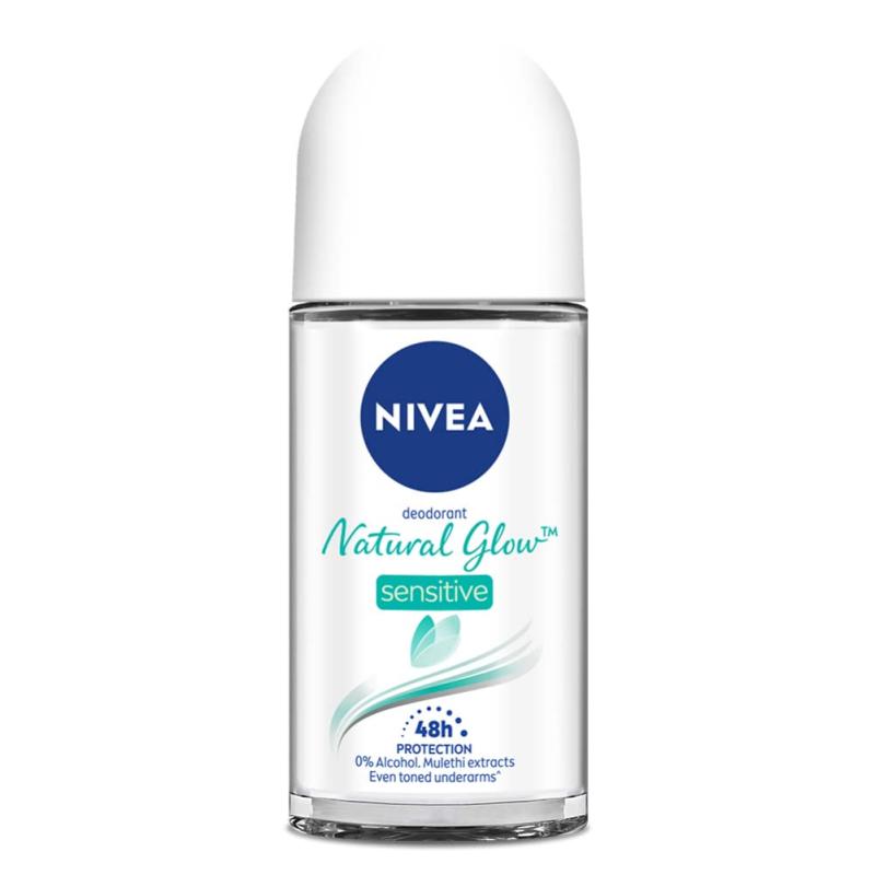 Nivea Natural Glow Smooth Skin Roll-On - 50 ml