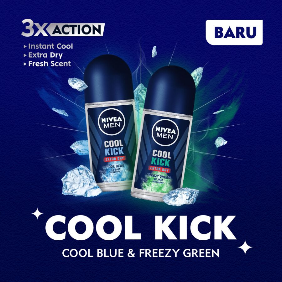 Nivea Men Cool Kick Roll On - 50 ml