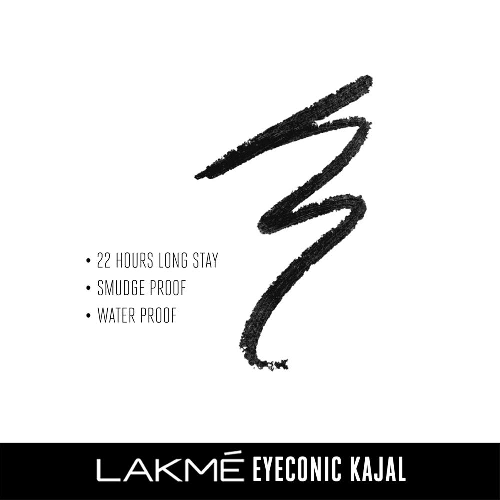 Lakme Eyeconic Kajal - Deep Black - 1 PCS