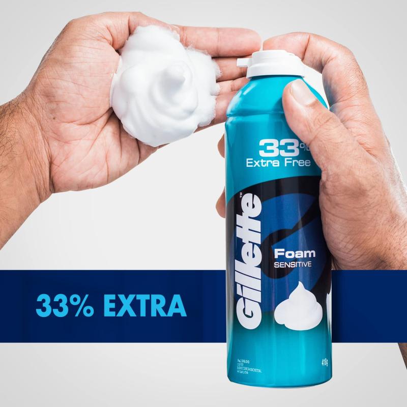 Gillette Shaving Foam -Sensitive - 418 g