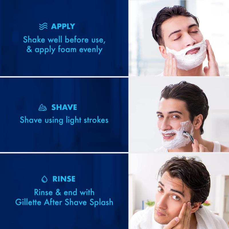 Gillette Shaving Foam -Sensitive - 418 g