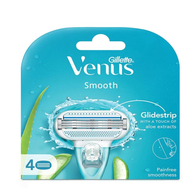 Gillette Venus Smooth Razor Cartridges - 4 pcs