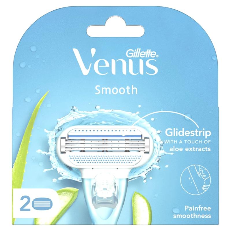 Gillette Venus Smooth Razor Cartridges - 2 pcs