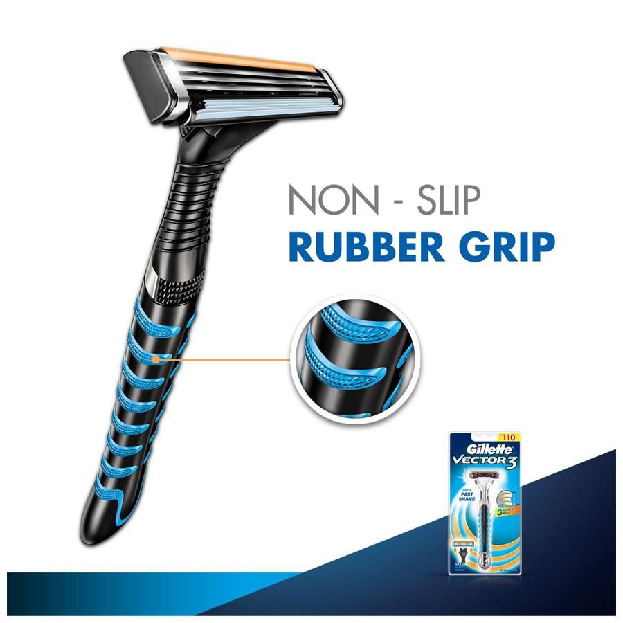 Gillette Vector 3 Shaving Razor - 1 pcs