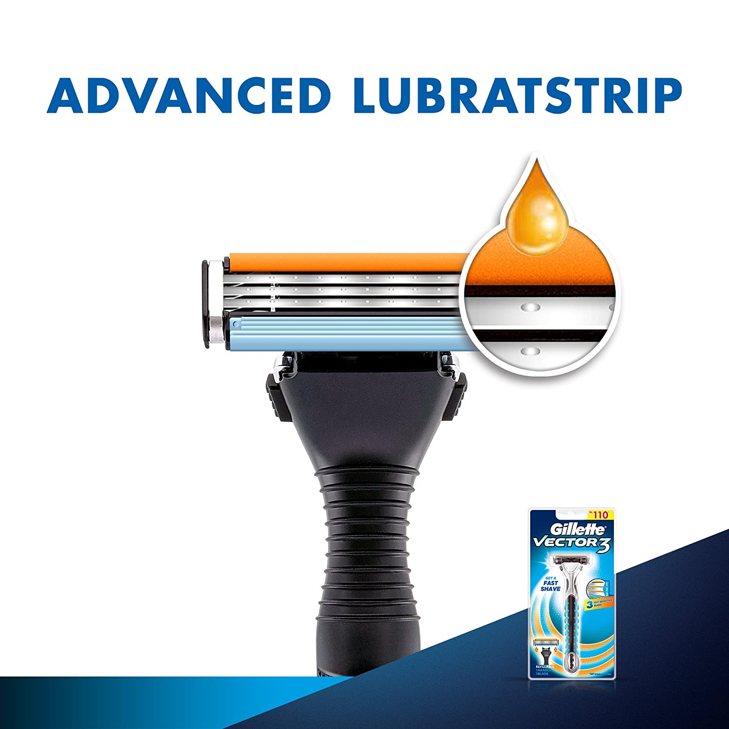 Gillette Vector 3 Shaving Razor - 1 pcs