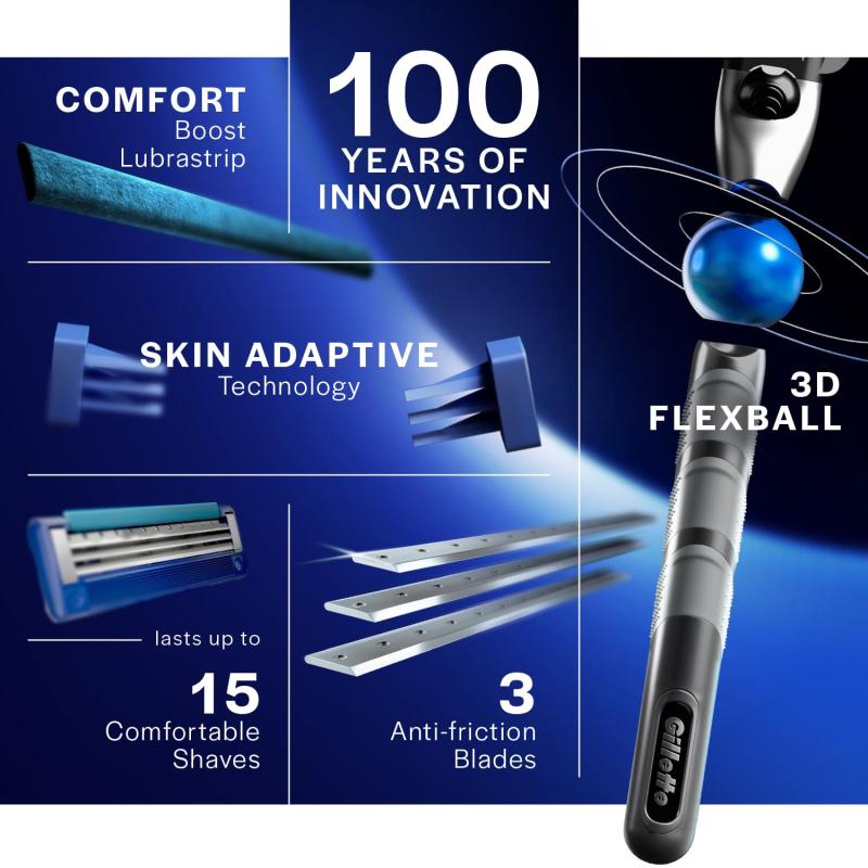 Gillette Mach3 Turbo Cartridges - 2 pcs