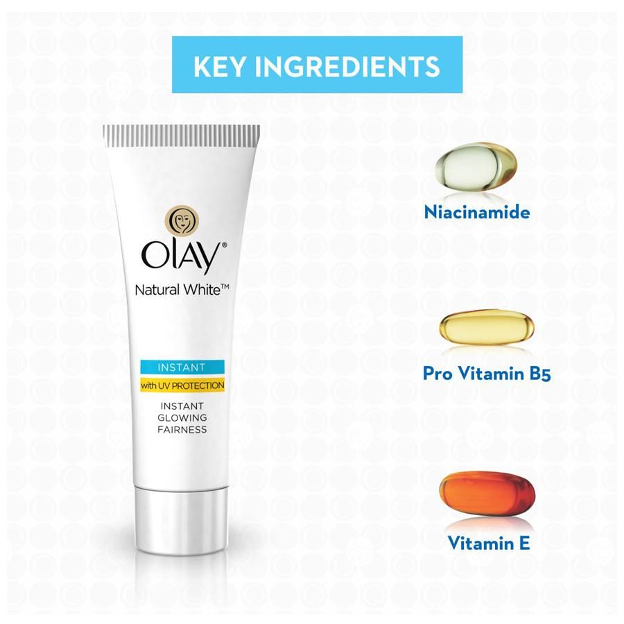 Olay Natural White Light Instant Glowing Fairness Cream - 20 g