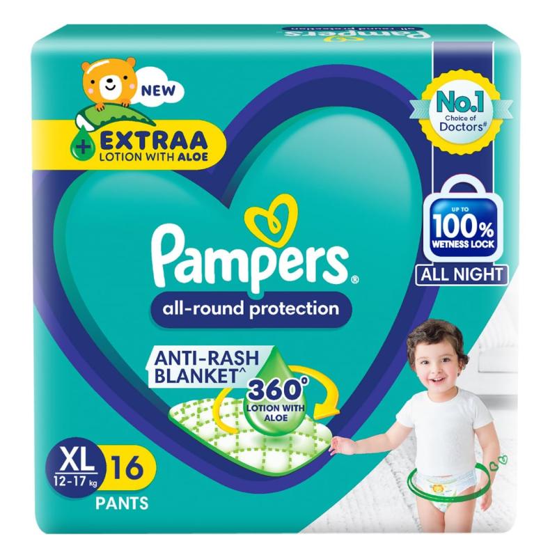 Pampers All Round Protection Pants - XL - (12 - 17 kg) - 16 pcs