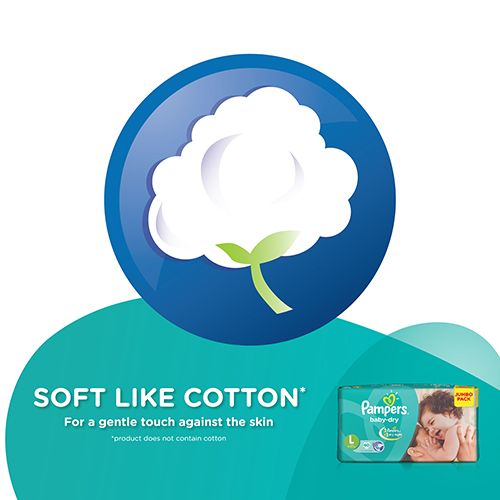 Pampers Baby Dry - L - (9 - 14 kg) - 18 PCS