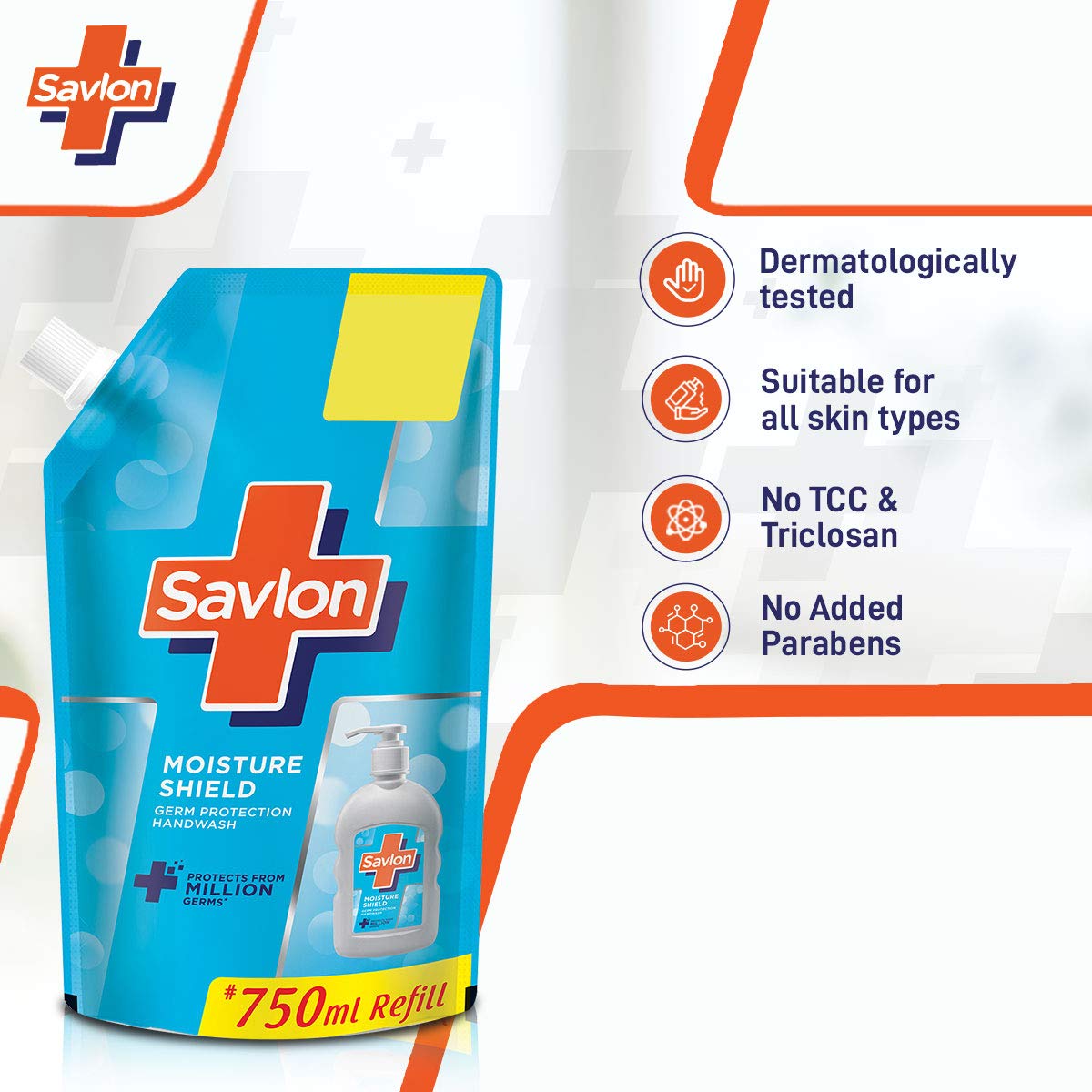 Savlon Moisture Shield Hand Wash (Refill) - 650 ml