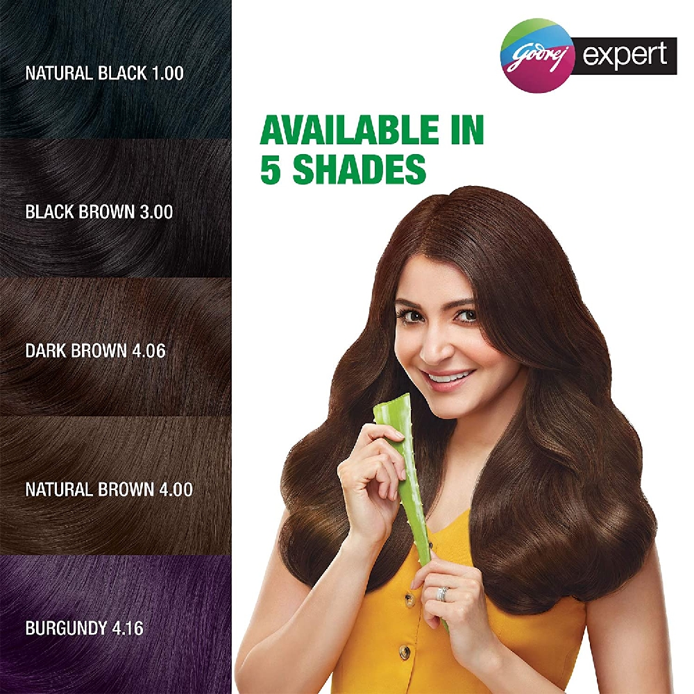 Godrej Expert Rich Creme- Dark Brown (4.06) Hair Colour - 20 ml