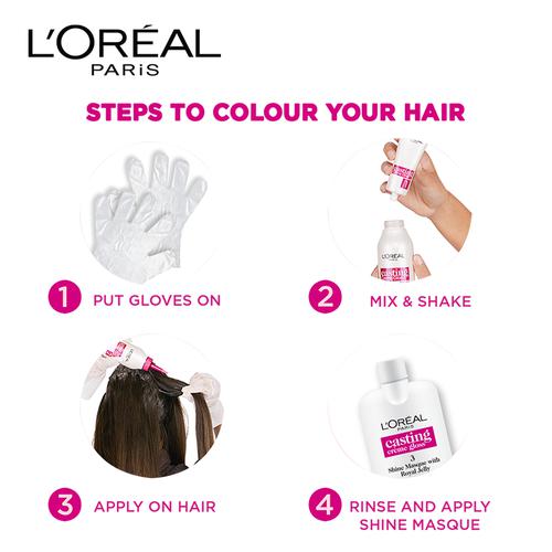 Loreal Paris Excellence Creme Hair Colour - (3 Dark Brown) - 72-ml-100-g