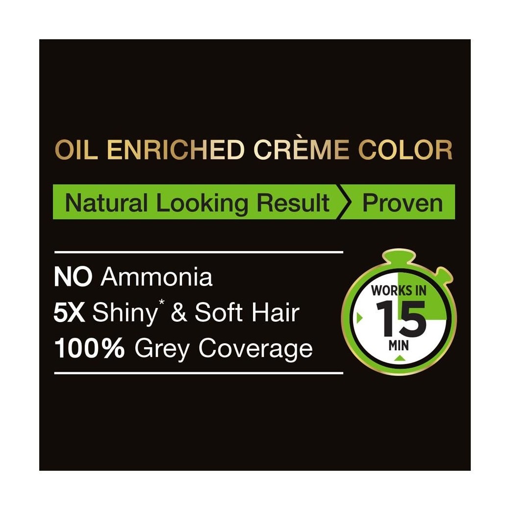 Garnier Black Naturals Hair Colour Shade - (4.0 Natural Brown) - 20 ml + 20 g