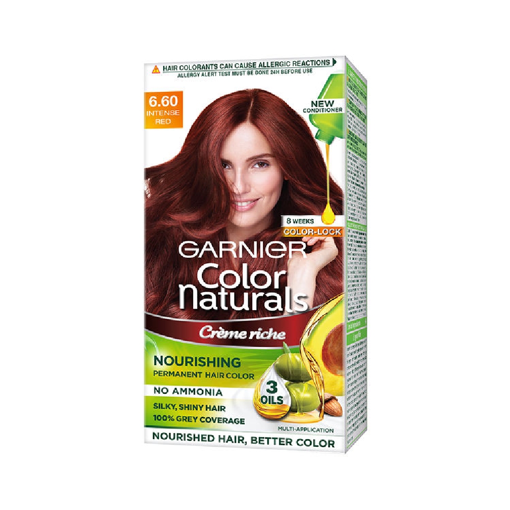 Garnier Color Naturals Creme Hair Colour shade - (6.60 Intense Red) - 70 ml + 60 g